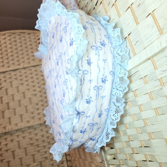 Heart Bag Handmade Quilted Purse Tote With Lace Fully Lined - Picture 4 of 7